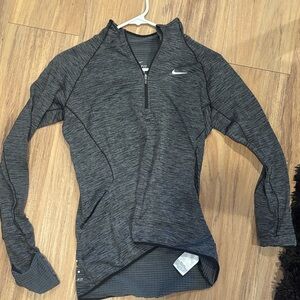 Nike Charcoal Quarter-Zip Pullover